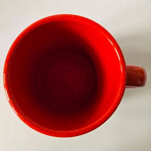 Waechtersbach West Germany Red Ceramic Coffee Mug Tea Cup - Picture 6 of 16